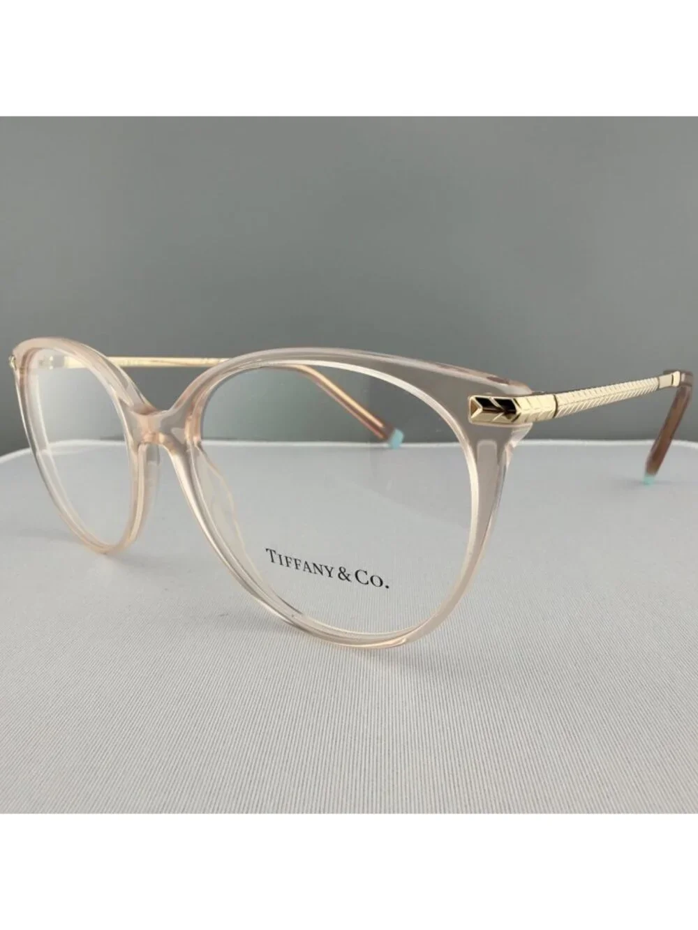 Tiffany & Co. TF 2209 8328 Clear Pink Eyeglasses Frames 52-17-140